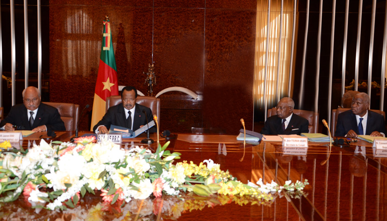 Une session du Conseil  Supérieur de la Magistrature au Palais de l’Unité