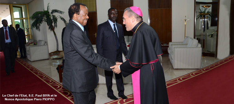 President Paul BIYA and Madam Chantal depart for Vatican