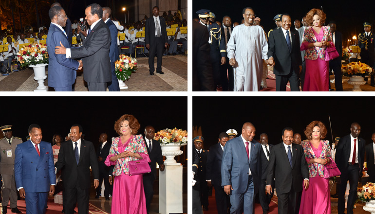 Dîner en l’honneur des Chefs d’Etat d’Afrique Centrale