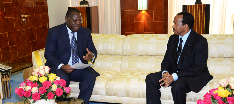 Gabonese Minister bearer of special message from President Ali BONGO ONDIMBA