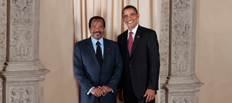 Peace and security in Africa : Barack Obama writes to Paul Biya
