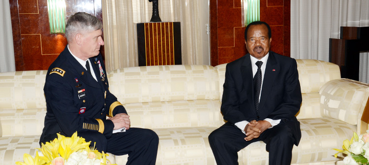 USAFRICOM Commander at Unity Palace