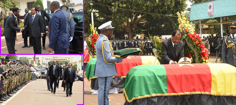 President Paul BIYA honours four brave soldiers