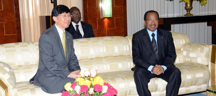 Ambassador June HYUCK CHO at Unity Palace for farewell audience