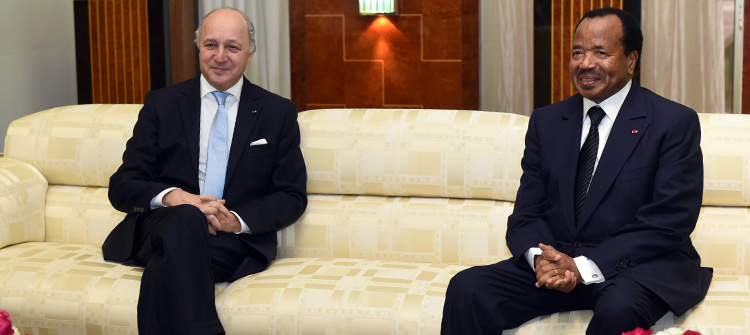French Foreign Minister Laurent FABIUS at Unity Palace