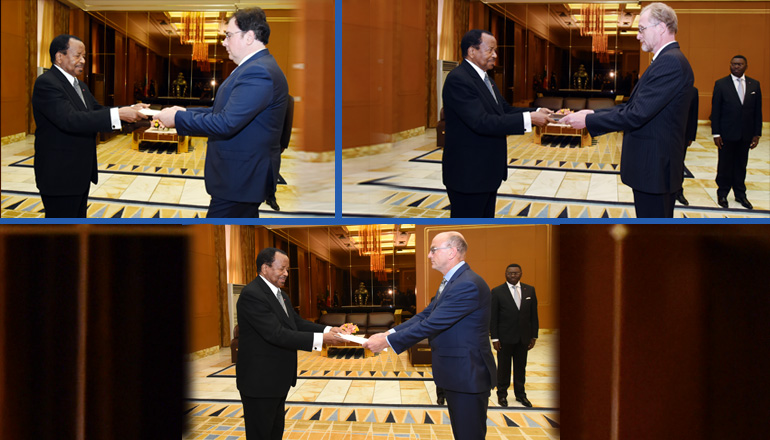 Italian, European Union Ambassadors and British High Commissioner honoured at Unity Palace