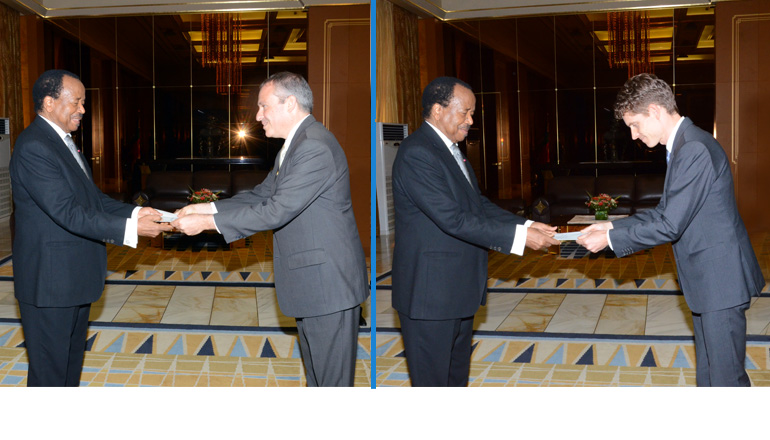 New Israeli and Belgian Ambassadors present credentials at the Unity Palace