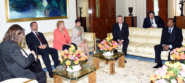 German Parliamentary group at Unity Palace