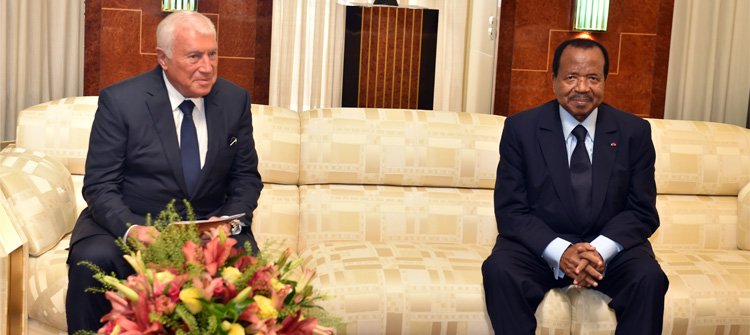 Le vice président du Groupe Castel au Palais de l’Unité
