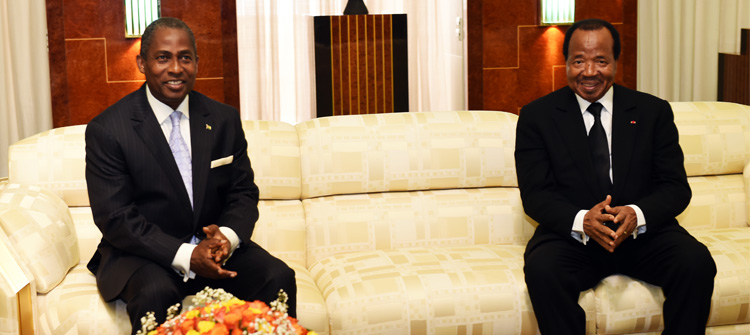 Special Envoy from Sao Tome received at Unity Palace