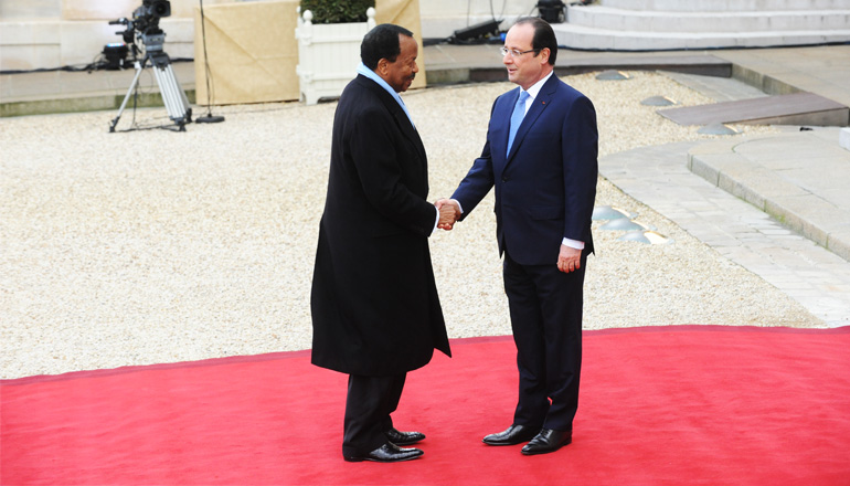 Message de remerciements du Chef de l’Etat à S.E. François HOLLANDE, Président de la République Française