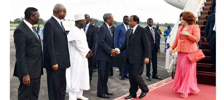 President Paul BIYA and Wife are back home