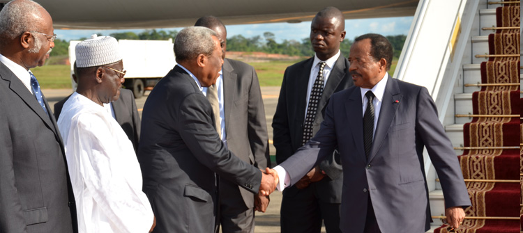 President Paul BIYA and wife are back home