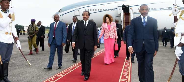 President Paul BIYA and wife return to Yaoundé after brief stay in Europe