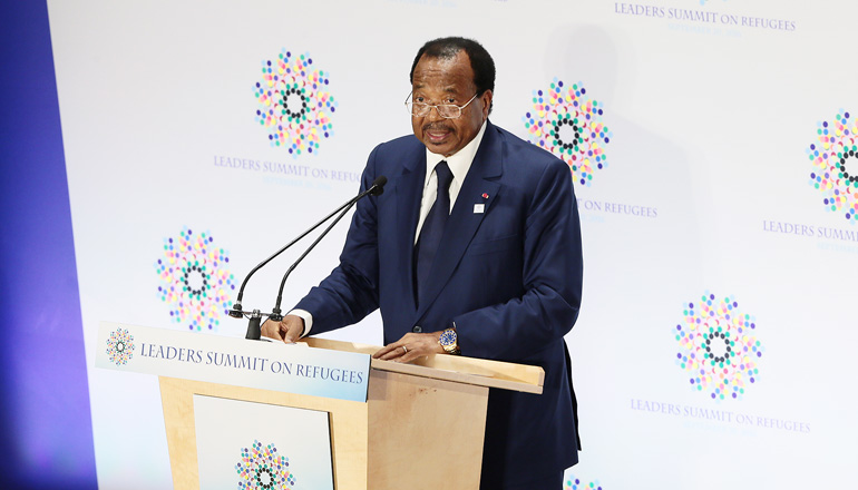 Leaders Summit on Refugees: Statement by President Paul Biya