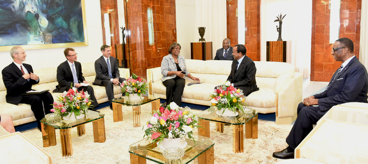 American Deputy Secretary of State for African Affairs at Unity Palace