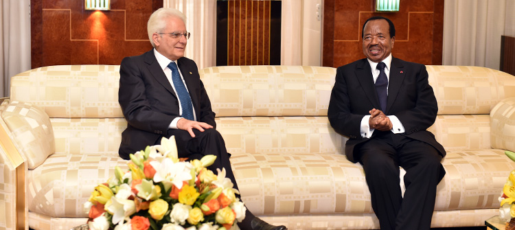 Rencontre au sommet Paul Biya - Sergio Mattarella au Palais de l’Unité