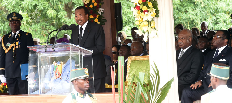 Speech by His Excellency Mr Paul BIYA, Commander-in-Chief of the Armed Forces during the graduation ceremony of the “Lieutenant Youssouf Mahamat Bahar” and “Fiftieth Anniversary of Reunification” batches of the combined services academy