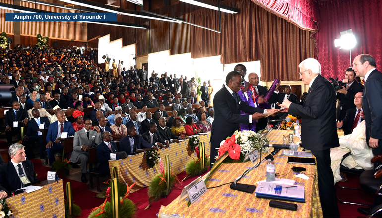 Italian President at University of Yaounde I