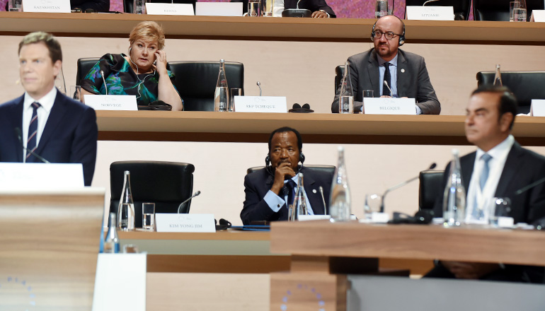 President Paul BIYA’s Remarkable Presence at the One Planet Summit 