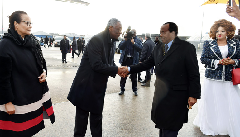 President Paul BIYA leaves Paris