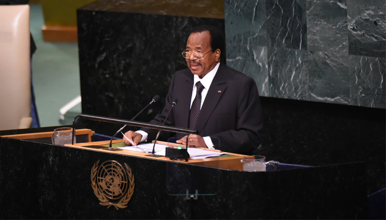 President Paul Biya advocates for Peace at UN rostrum