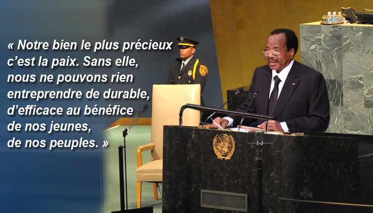 S.E. Paul BIYA - Discours 72ème AG ONU