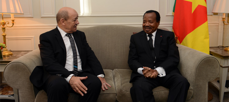 President Paul BIYA grants audience to French Defence Minister