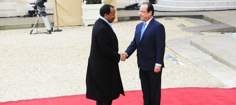 Message de remerciements du Chef de l’Etat à S.E. François HOLLANDE, Président de la République Française