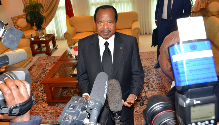 Paul BIYA appelle au courage, au dynamisme et à la volonté après les tristes événements du 21 octobre