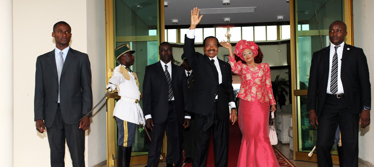 Presidential Couple return from Malabo after AU Summit