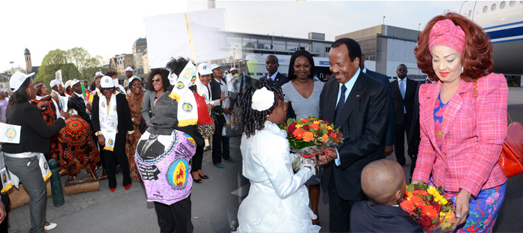 Warm welcome for President in Brussels