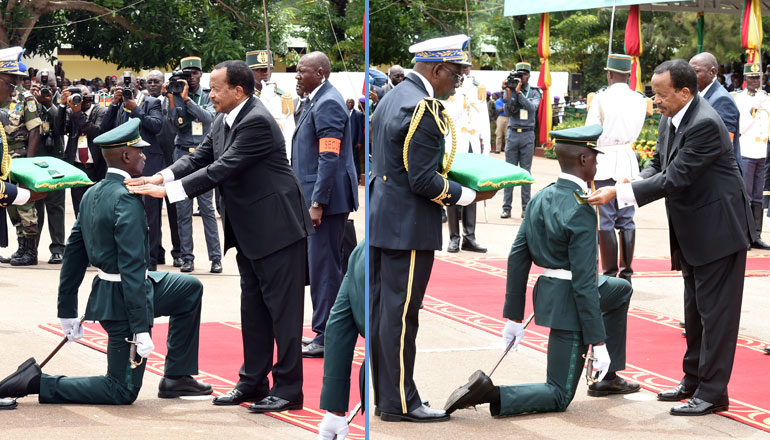 Cérémonie de triomphe des Elèves-Officiers de l’EMIA : l’hommage solennel du Chef de l’Etat, Chef des Armées aux Forces de Défense camerounaises