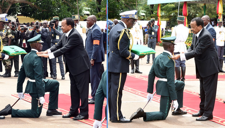 President Paul BIYA pays homage to our soldiers