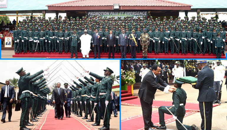 President Paul BIYA extols Armed Forces at 35th EMIA Graduation Ceremony