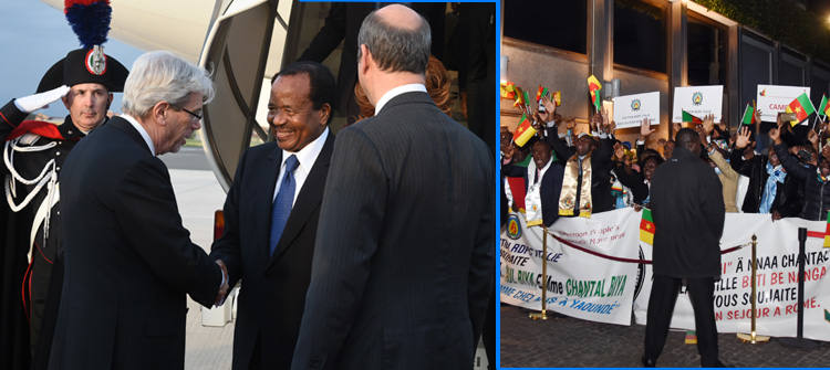 President Paul BIYA and First Lady Chantal BIYA are in Italy