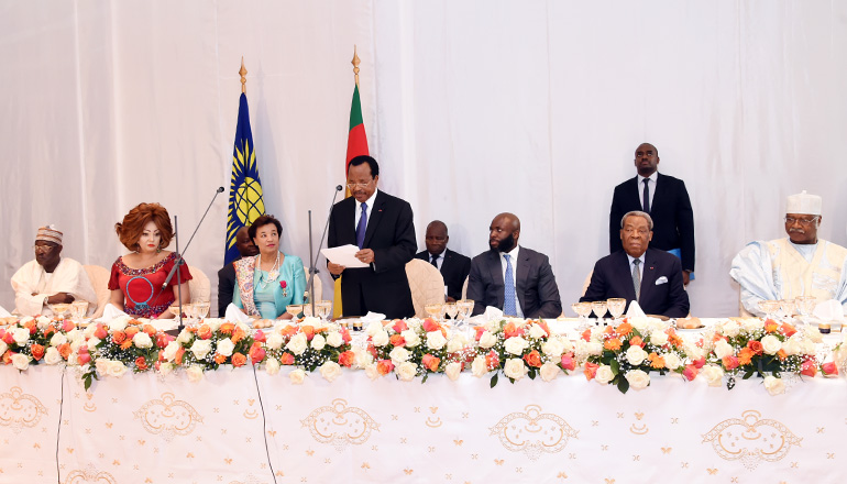 Toast by H.E. Paul BIYA, on the occasion of the State Luncheon given in honour of the Rt Hon Patricia SCOTLAND QC, Secretary-General of the Commonwealth.