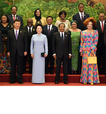 Chantal BIYA at the Opening Ceremony of the 2018 FOCAC Summit