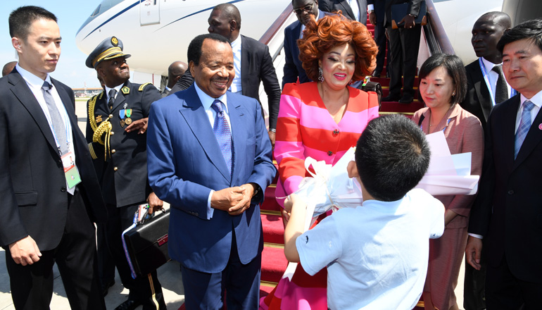 2018 FOCAC Summit: President BIYA arrives in Beijing