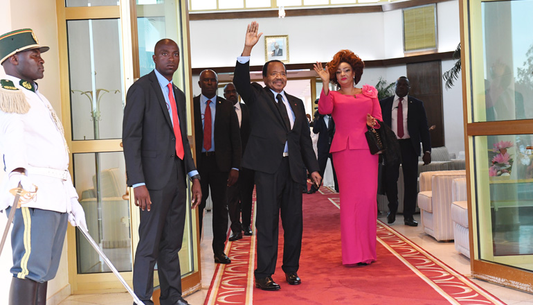 Presidential Couple Back in Yaounde after FOCAC Summit in Beijing