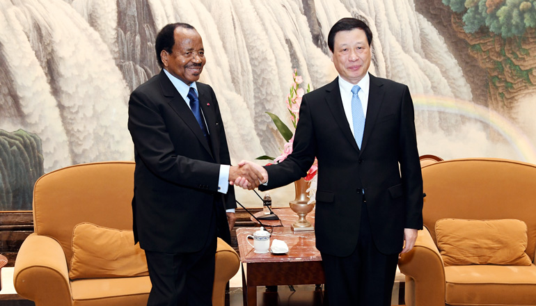 President Paul BIYA in Shanghai.