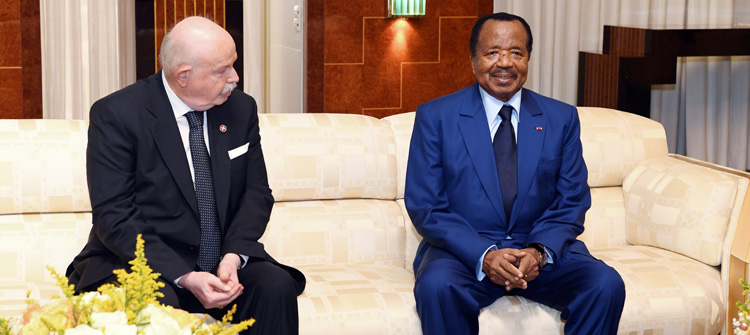 President Paul BIYA receives the Grand Master of the Sovereign Order of Malta