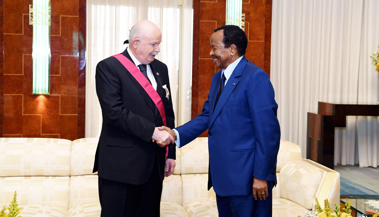 President Paul BIYA receives the Grand Master of the Sovereign Order of Malta